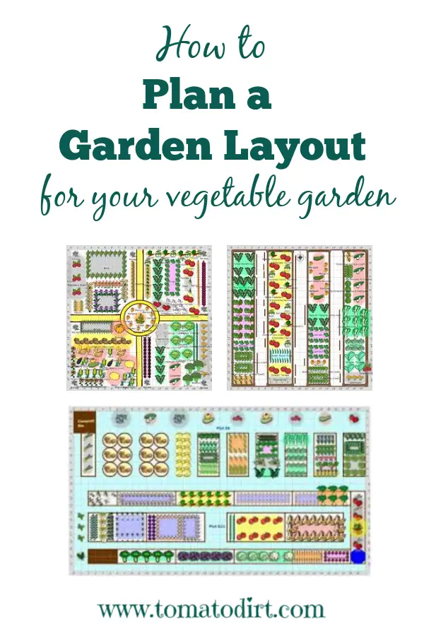 How to plan a garden layout with Tomato Dirt #GrowingTomatoes #HomeGardening