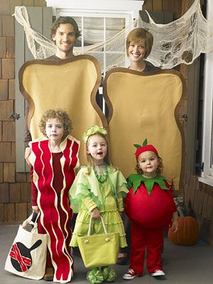 Girls tomato costume in Family BLT with Tomato Dirt